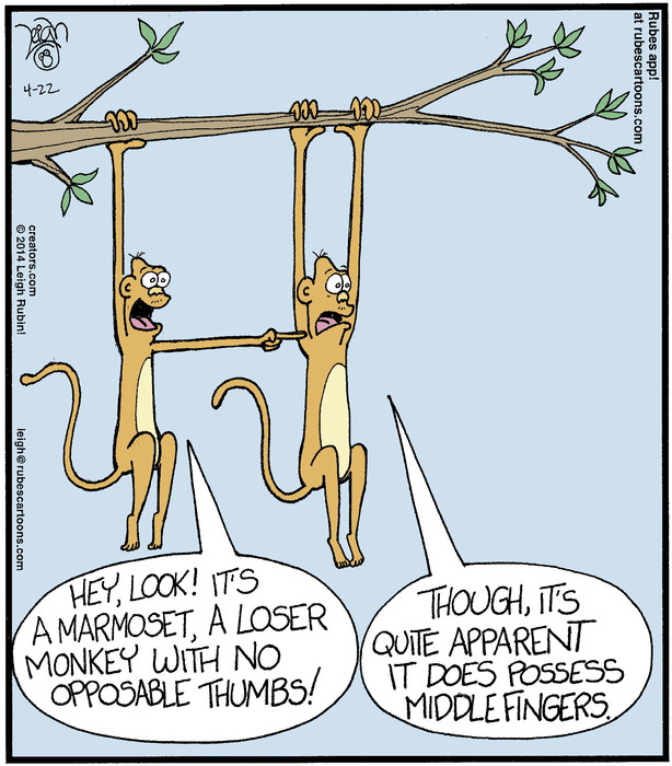 Rubes® for Apr 22, 2014, by Leigh Rubin Creators Syndicate