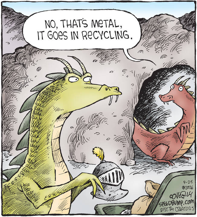 Speed Bump by Dave Coverly
 
	
