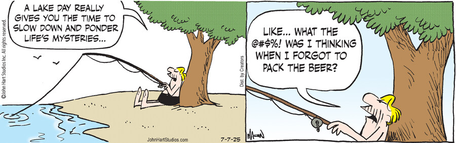 B.C. for Jul 07, 2025 by Mason Mastroianni, Mick Mastroianni and Johnny Hart