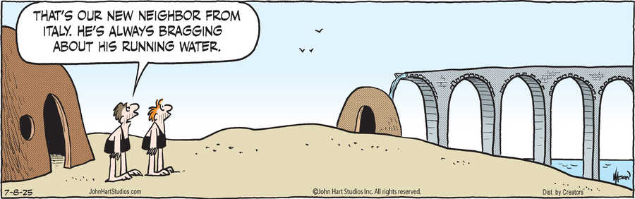 B.C. for Jul 08, 2025 by Mason Mastroianni, Mick Mastroianni and Johnny Hart