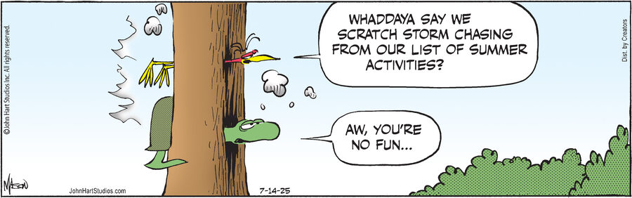 B.C. for Jul 14, 2025 by Mason Mastroianni, Mick Mastroianni and Johnny Hart