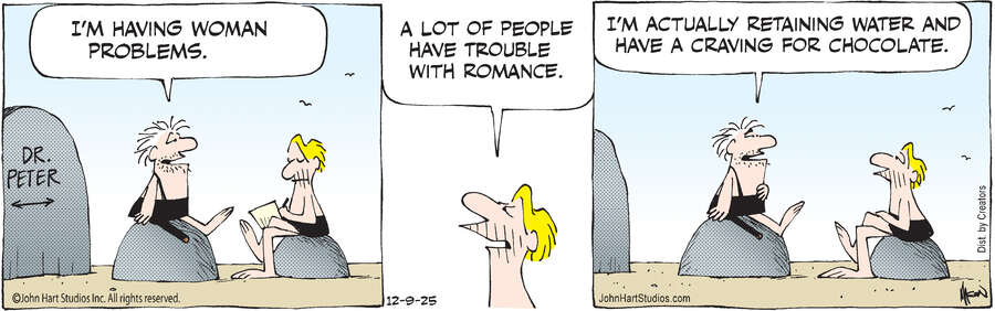 B.C. for Dec 09, 2025 by Mason Mastroianni, Mick Mastroianni and Johnny Hart