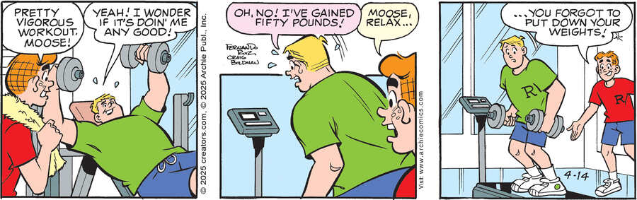 Archie for Apr 14, 2025 by Archie Comic Publications, Craig Boldman and Fernando Ruiz thumbnail