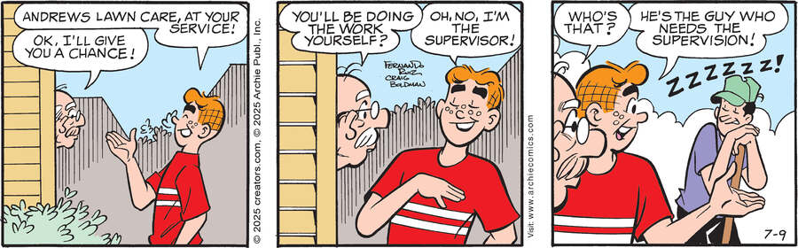 Archie for Jul 09, 2025 by Archie Comic Publications, Craig Boldman and Fernando Ruiz