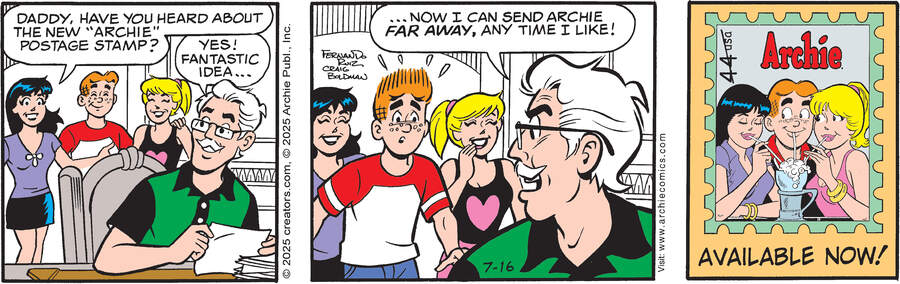 Archie for Jul 16, 2025 by Archie Comic Publications, Craig Boldman and Fernando Ruiz