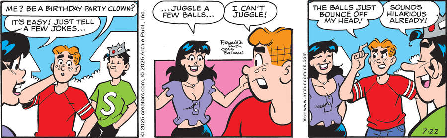 Archie for Jul 22, 2025 by Archie Comic Publications, Craig Boldman and Fernando Ruiz