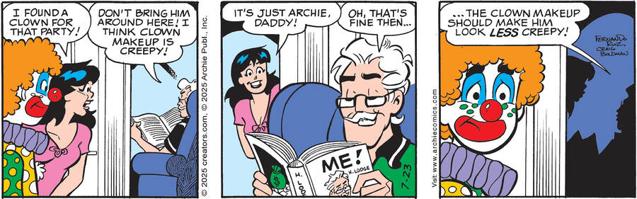 Archie for Jul 23, 2025 by Archie Comic Publications, Craig Boldman and Fernando Ruiz