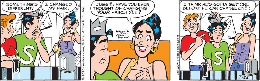 Archie for Jul 25, 2025 by Archie Comic Publications, Craig Boldman and Fernando Ruiz