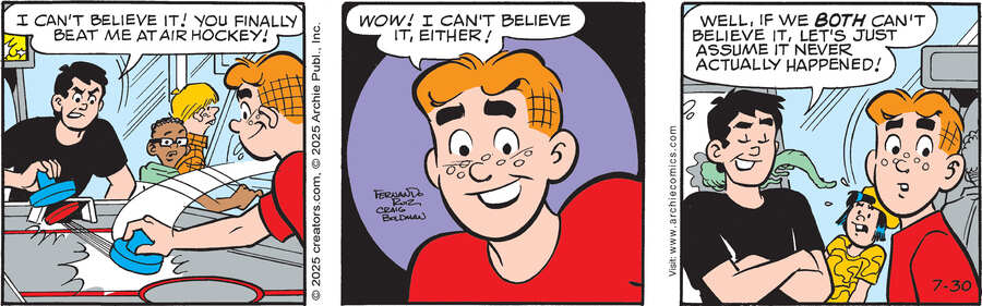 Archie for Jul 30, 2025 by Archie Comic Publications, Craig Boldman and Fernando Ruiz