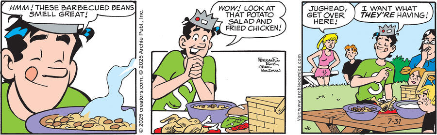 Archie for Jul 31, 2025 by Archie Comic Publications, Craig Boldman and Fernando Ruiz