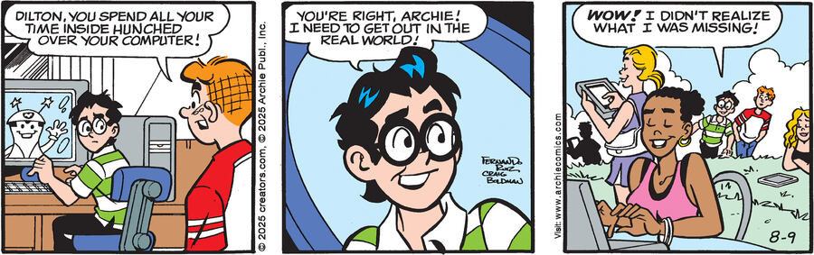 Archie for Aug 09, 2025 by Archie Comic Publications, Craig Boldman and Fernando Ruiz