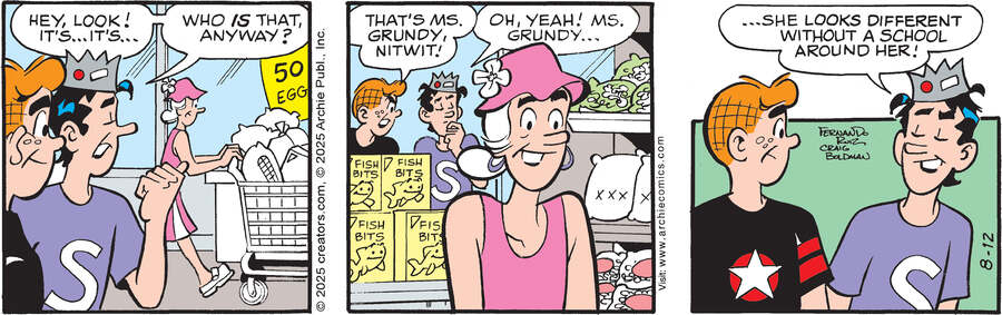Archie for Aug 12, 2025 by Archie Comic Publications, Craig Boldman and Fernando Ruiz