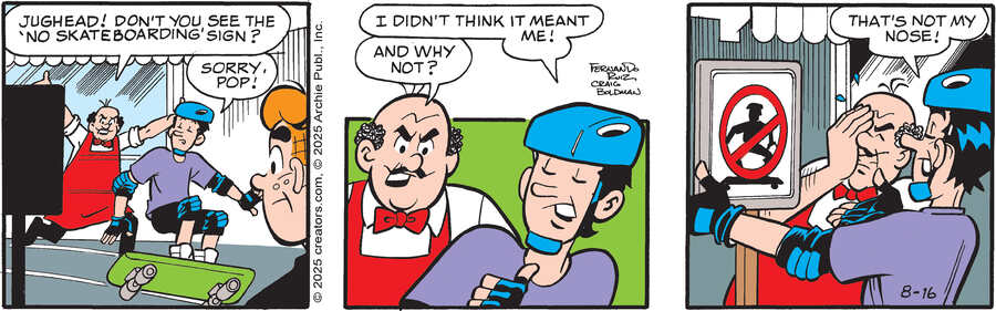 Archie for Aug 16, 2025 by Archie Comic Publications, Craig Boldman and Fernando Ruiz