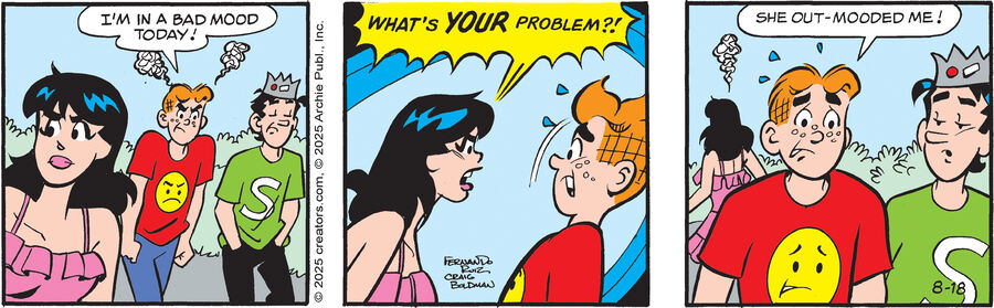 Archie for Aug 18, 2025 by Archie Comic Publications, Craig Boldman and Fernando Ruiz