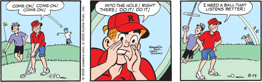 Archie for Aug 19, 2025 by Archie Comic Publications, Craig Boldman and Fernando Ruiz
