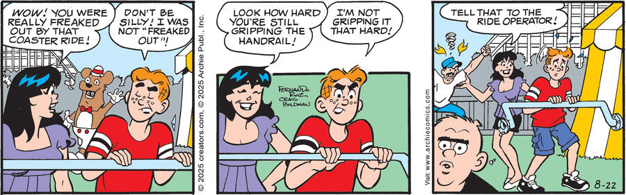 Archie for Aug 22, 2025 by Archie Comic Publications, Craig Boldman and Fernando Ruiz