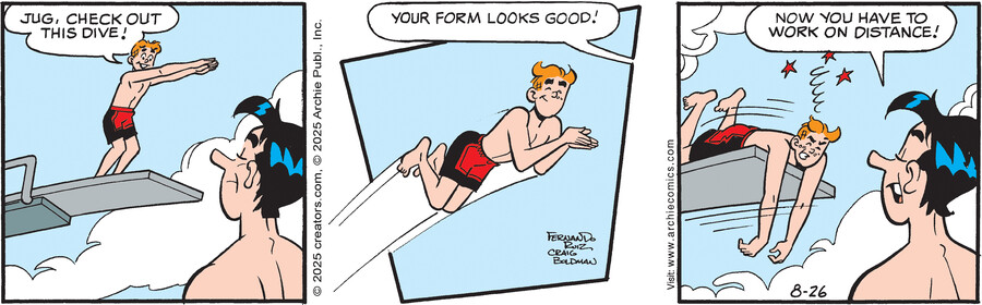 Archie for Aug 26, 2025 by Archie Comic Publications, Craig Boldman and Fernando Ruiz