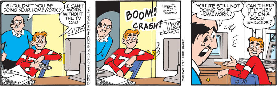 Archie for Oct 20, 2025 by Archie Comic Publications, Craig Boldman and Fernando Ruiz