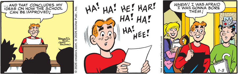 Archie for Jan 05, 2026