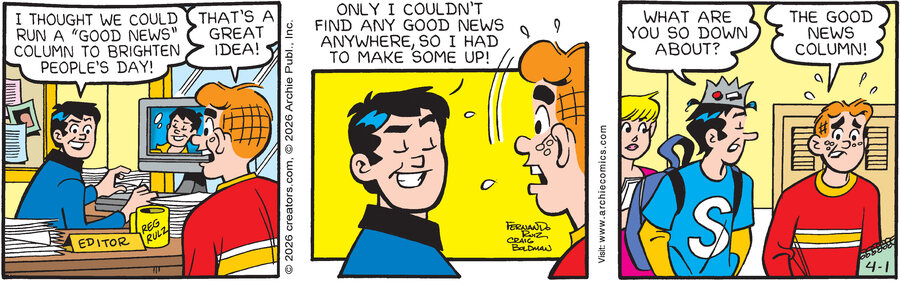 Archie for Apr 01, 2026