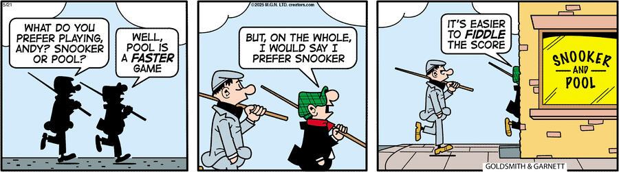 Andy Capp for May 21, 2025 by Reg Smythe