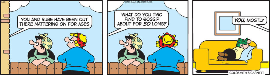 Andy Capp for Jul 23, 2025 by Reg Smythe