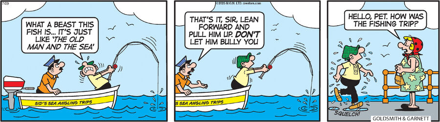 Andy Capp for Jul 29, 2025 by Reg Smythe