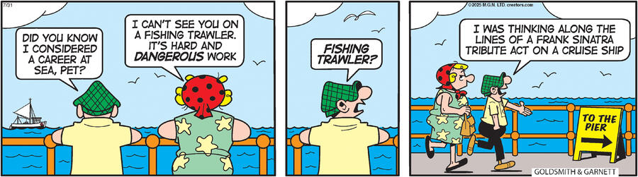 Andy Capp for Jul 31, 2025 by Reg Smythe