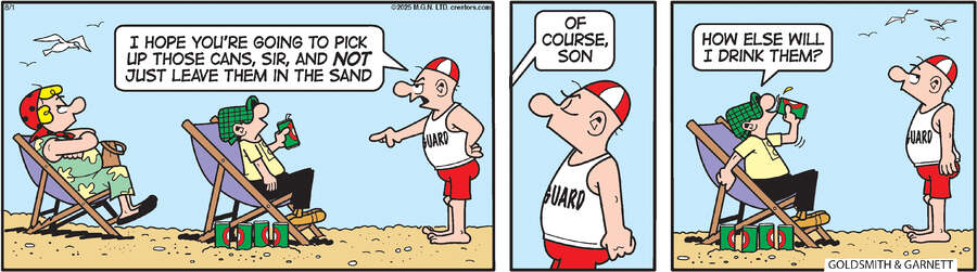 Andy Capp for Aug 01, 2025 by Reg Smythe