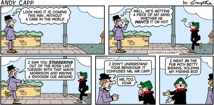 Andy Capp for Aug 03, 2025 by Reg Smythe