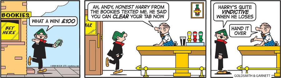 Andy Capp for Aug 05, 2025 by Reg Smythe
