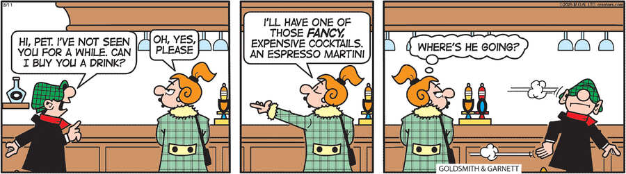 Andy Capp for Aug 11, 2025 by Reg Smythe