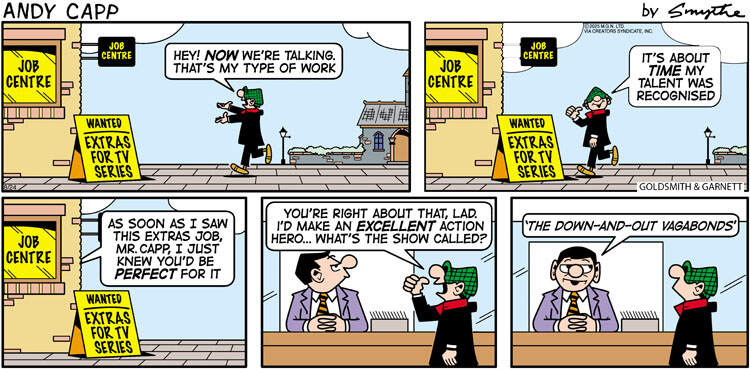 Andy Capp for Aug 24, 2025 by Reg Smythe