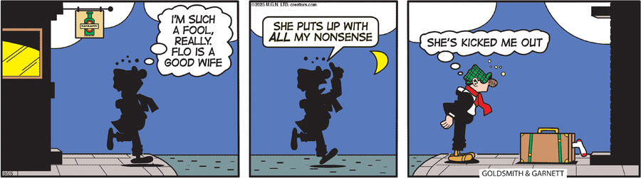 Andy Capp for Aug 25, 2025 by Reg Smythe