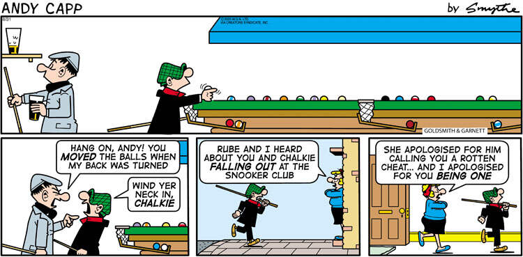 Andy Capp for Aug 31, 2025 by Reg Smythe