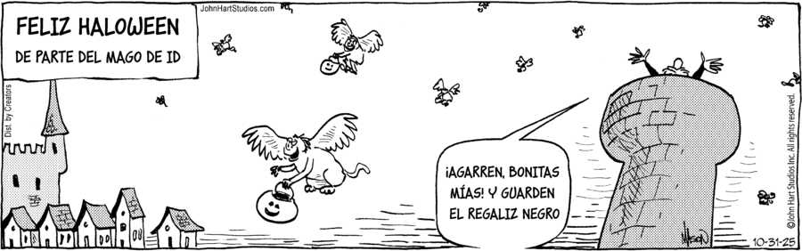 Wizard of Id Spanish for Oct 31, 2025