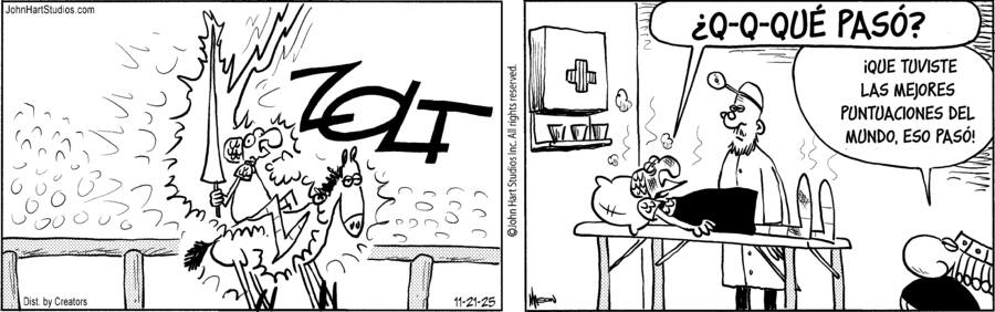 Wizard of Id Spanish for Nov 21, 2025