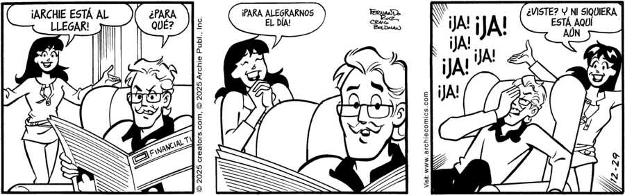 Archie Spanish for Dec 29, 2025