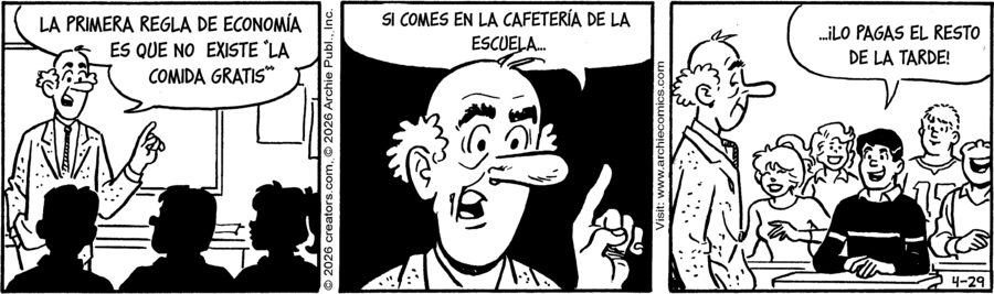 Archie Spanish for Apr 29, 2026