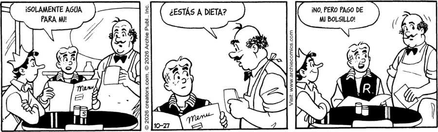 Archie Spanish for Oct 27, 2026